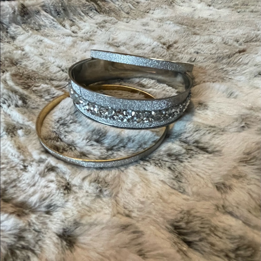Plus Size 3 piece bangle set